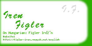 iren figler business card